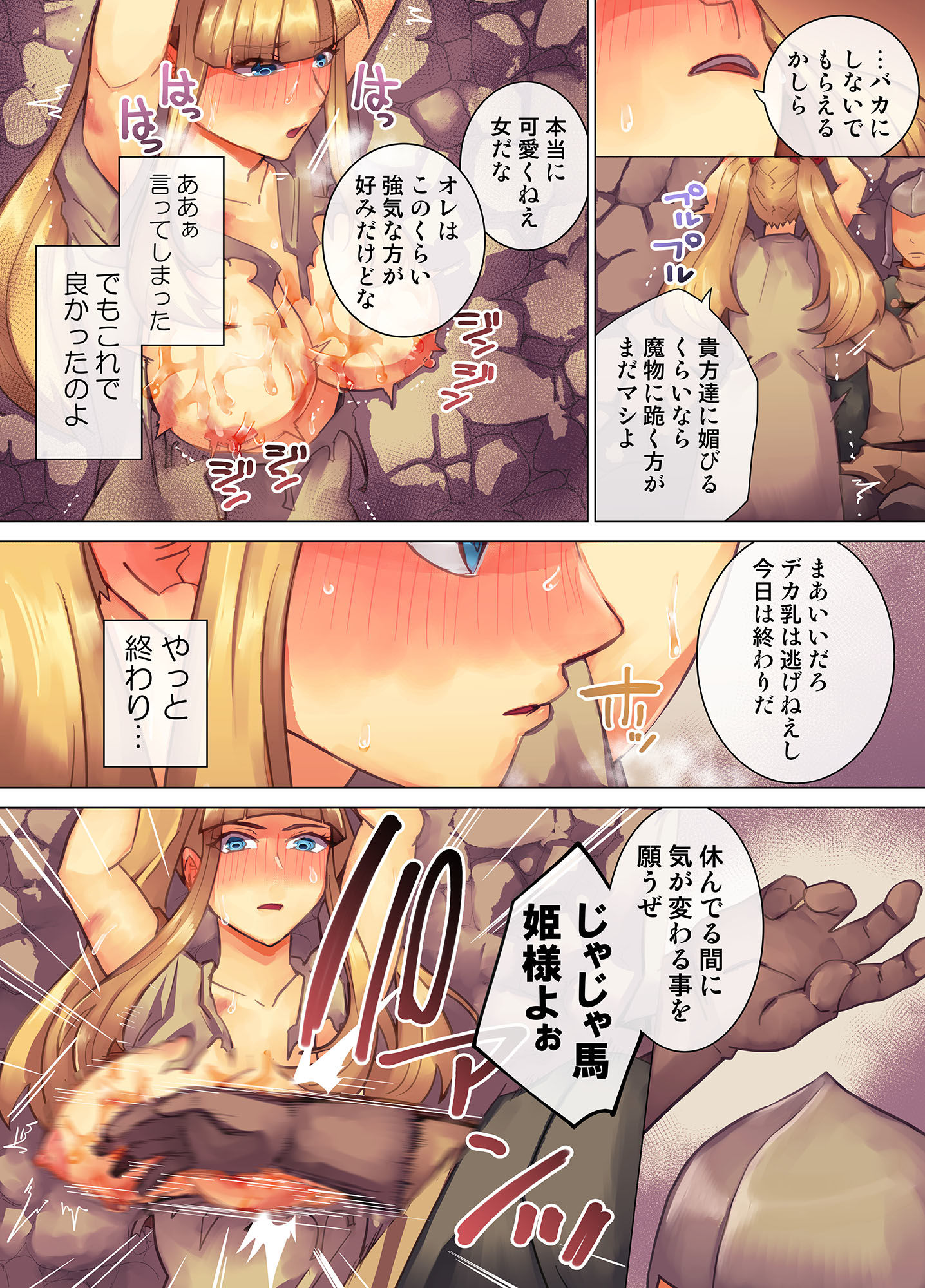 囚われ姫騎士 強●胸辱