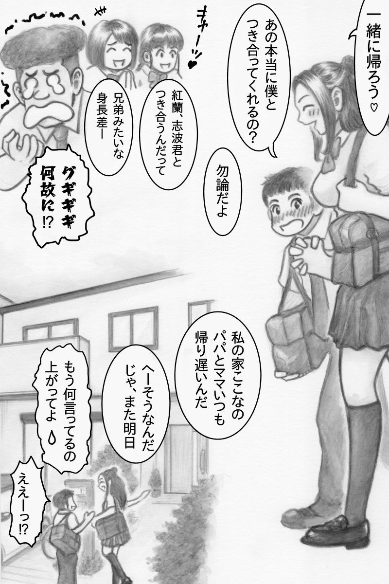 志波君と紅蘭ちゃん SS級女子の紅蘭ちゃんが低身長ピュア系男子志波君の初彼女になってムフフな育成までしちゃうぞ…の巻