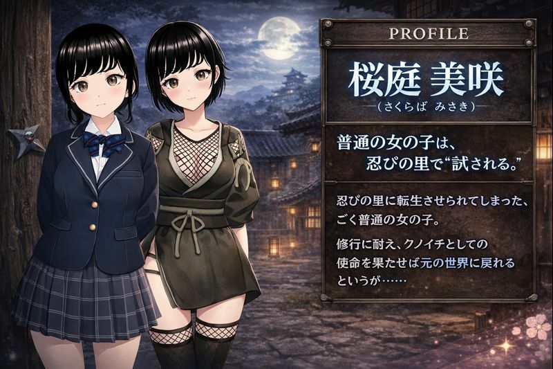 くのいちの心得は恥ずかしさに耐えることです！？