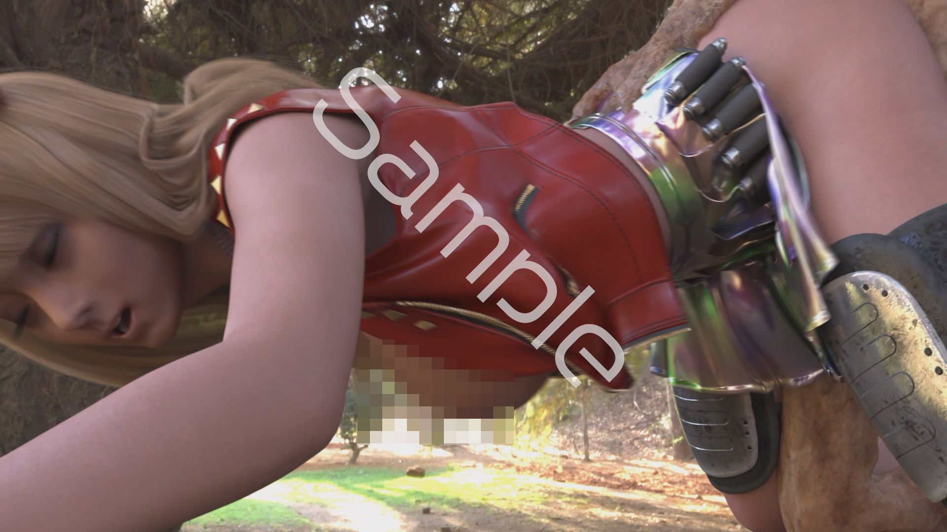 【△100】友梨が主人公のMMORPG『編隊コレクション:Re』ゲーム動画(Vol.13:ゾンビの集団によるレ○プ被害に遭ってしまう:3Pフェラ強●でおっぱい丸出し!)