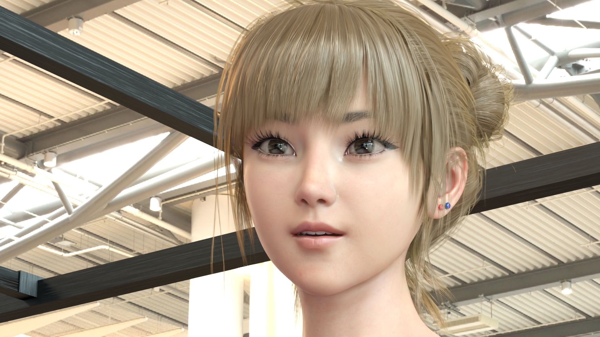 【▲100】日本語★廻里の自撮りWEBラジオ『廻里のGuriGuri（グリグリ）5thシーズン』＃022:女性の間でインナーパンツ付きスカートが大流行している件について_06_スゴい風チラ［日本語バージョン・廻里の心の中・羞恥ボイスバンドルパック］