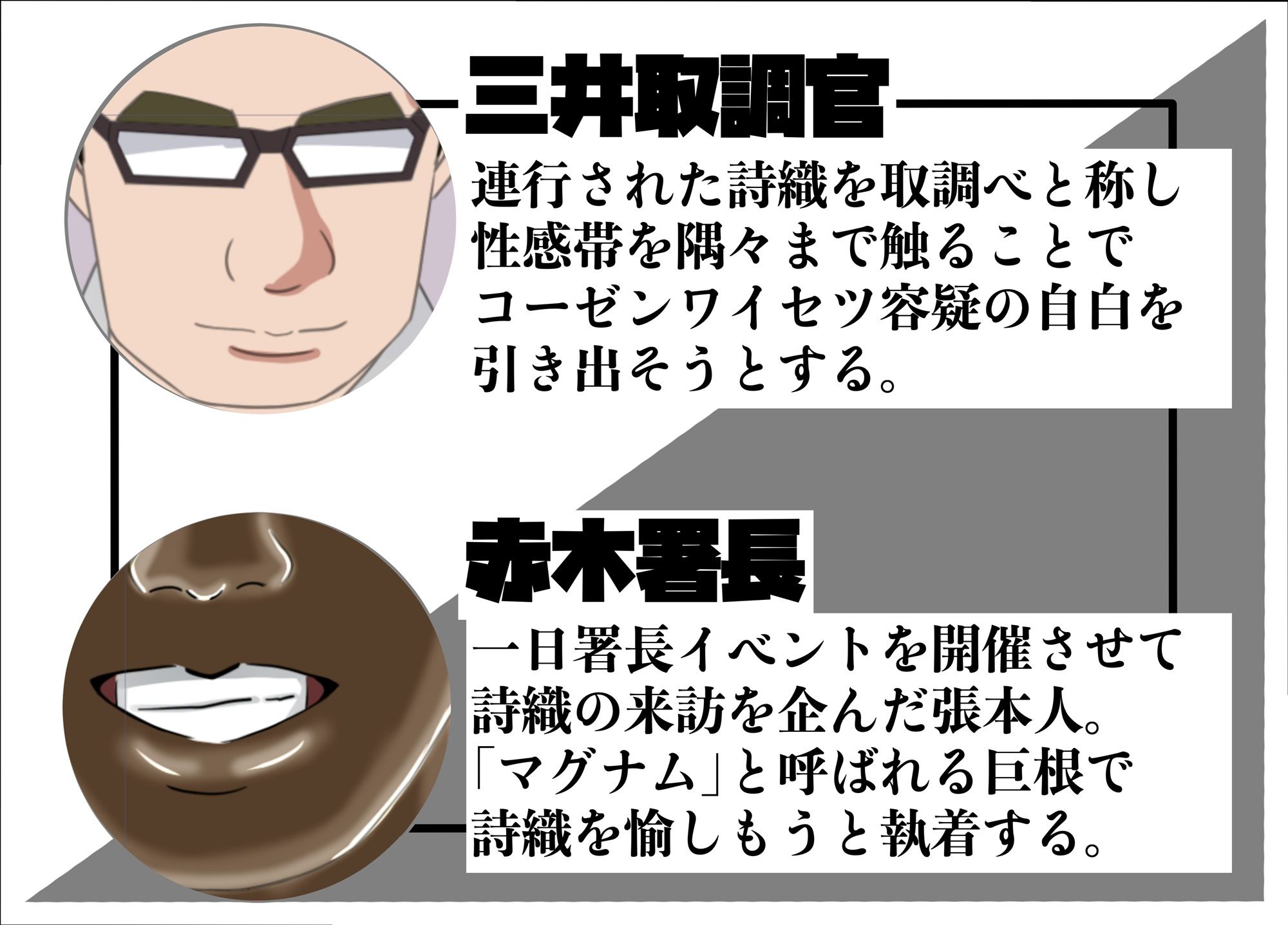 一日署長のアイドルがコーゼンワイセツで身体中を取り調べられた件