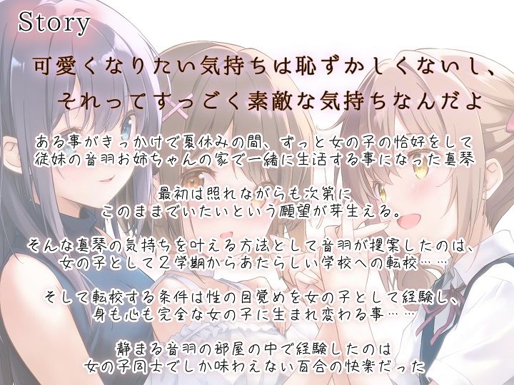 【TS百合】百合のつぼみが花咲く時、僕は私になる【KU100】