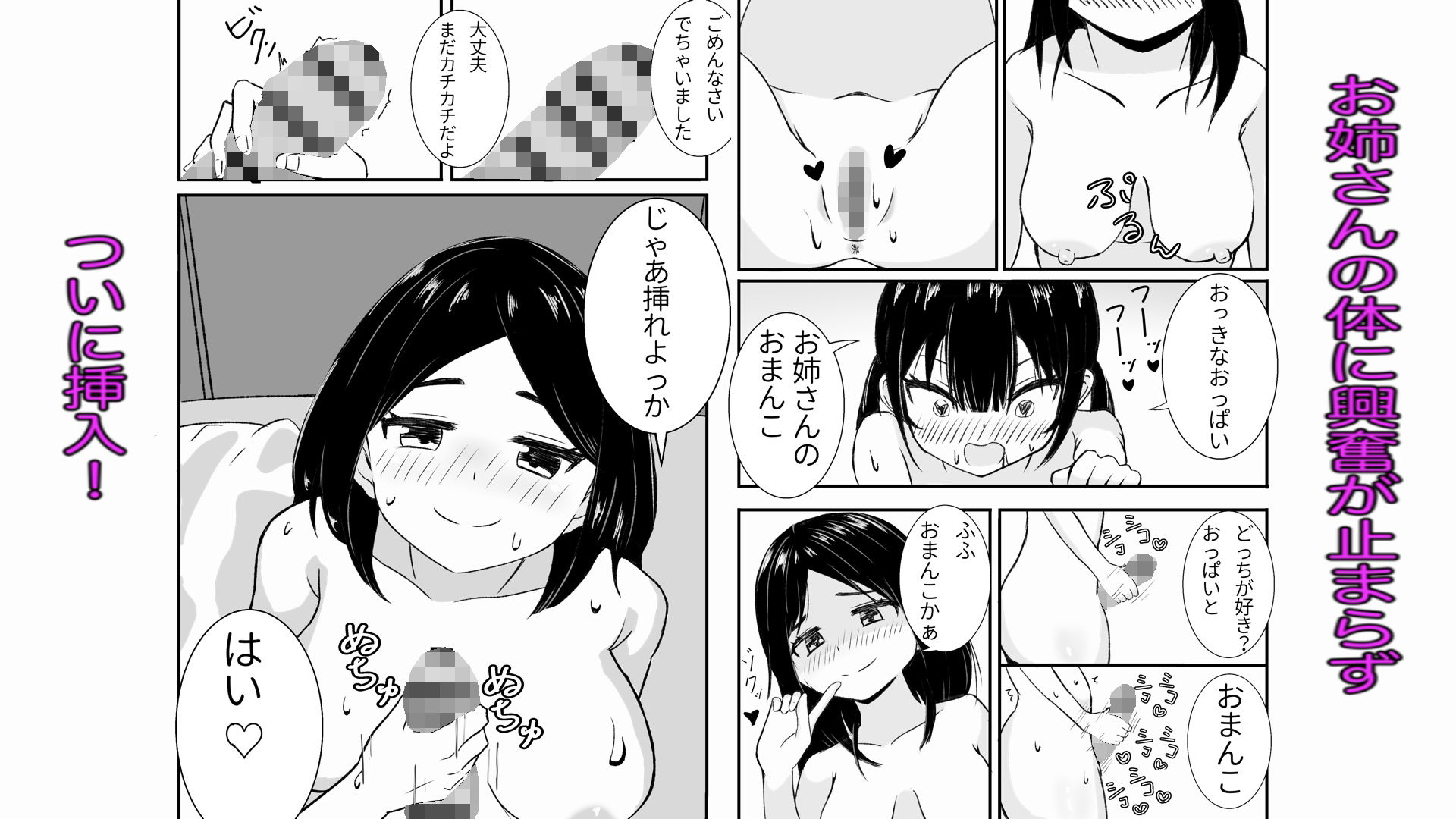 友達の姉で筆おろしする貧乳ふたなり