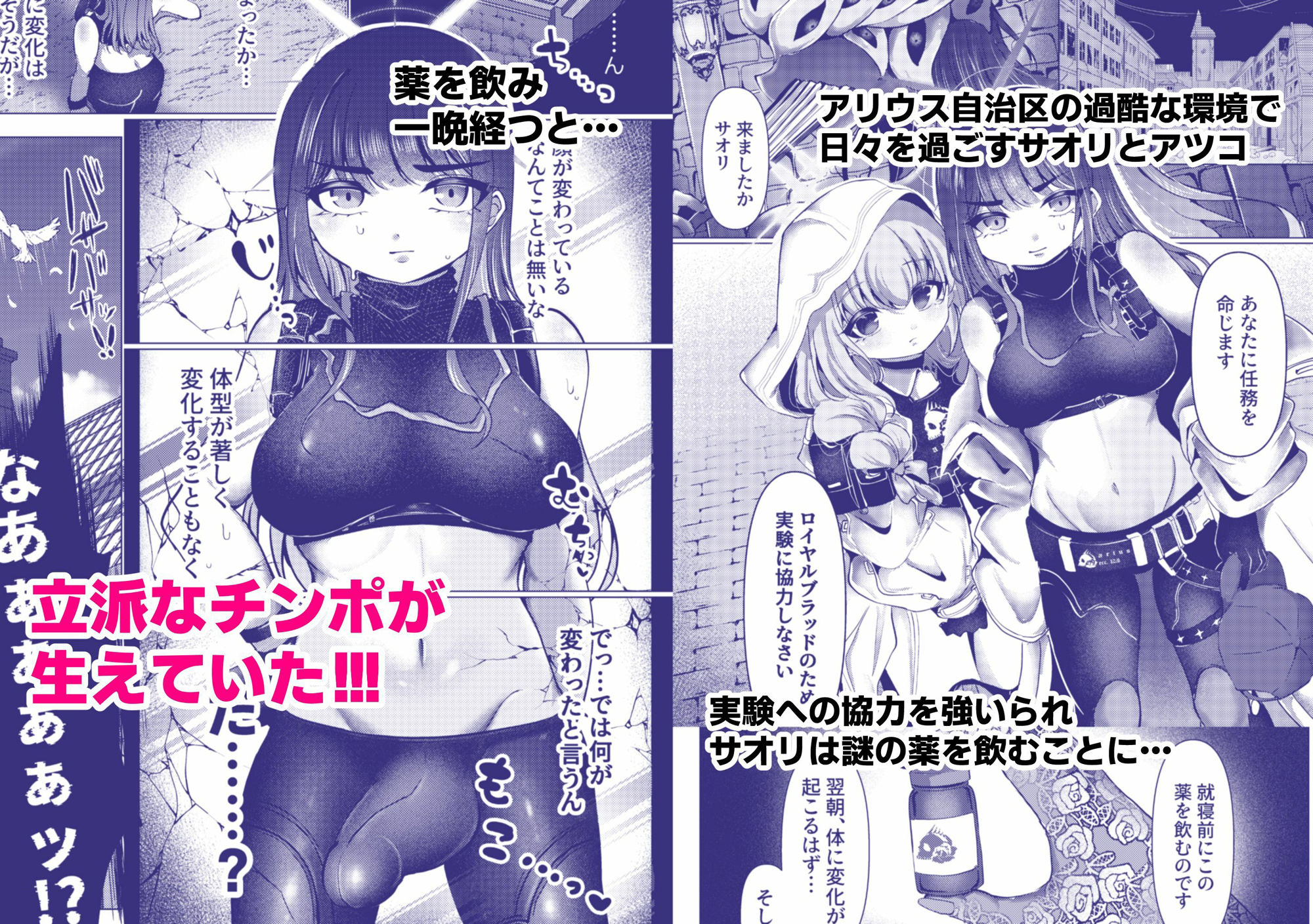 虚な媚熱に溺れゆく 〜ふたなりサオリと発情プリンセス〜