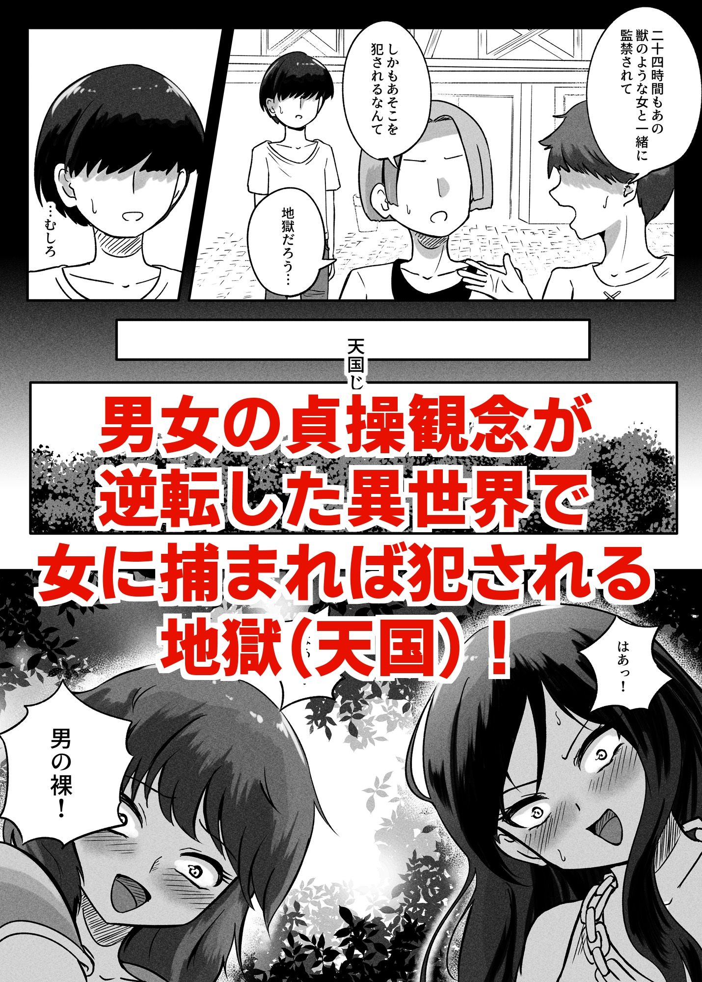 貞操逆転異世界に転生したので好きに犯●れてみる