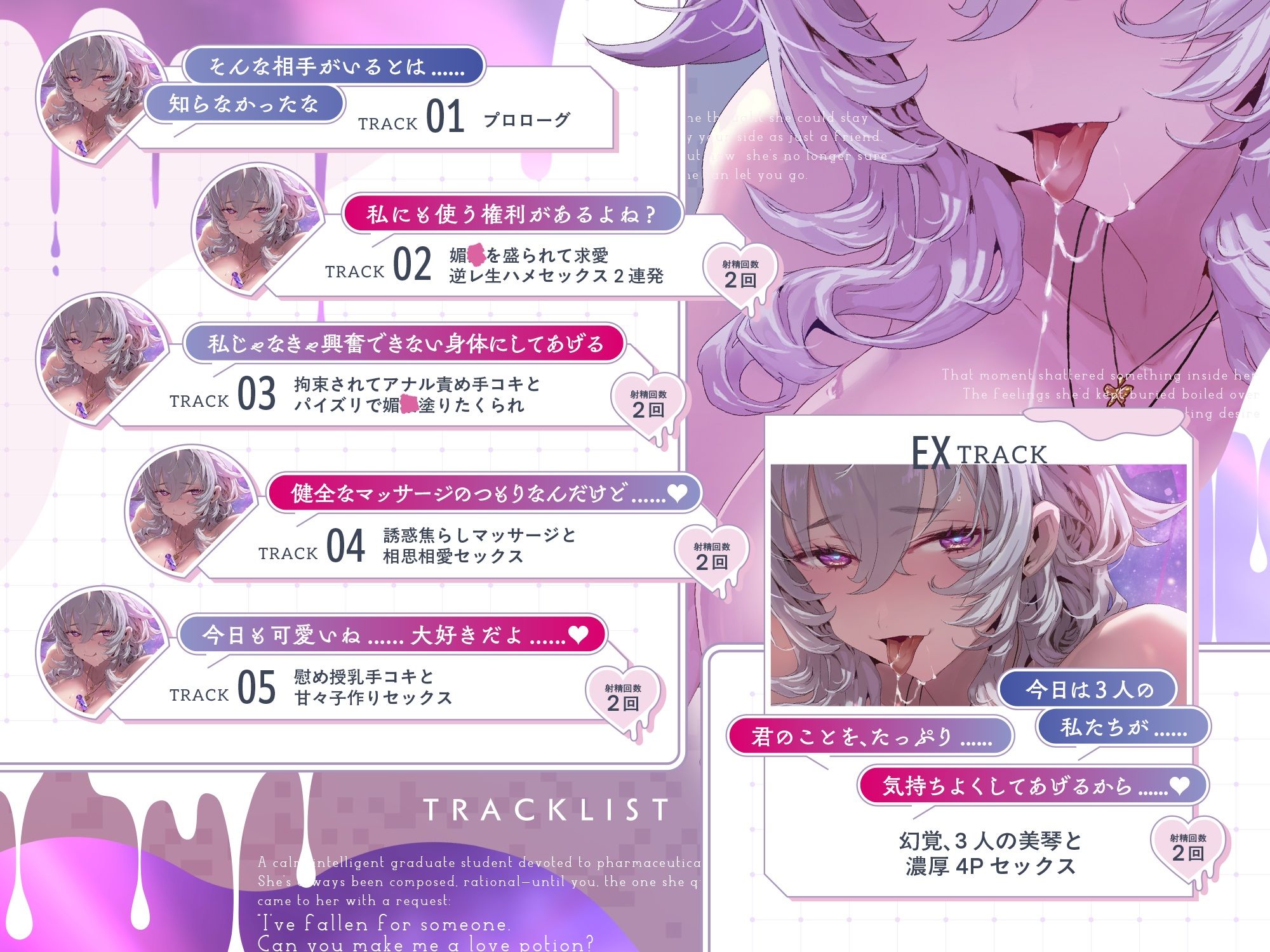 【あまあま×逆レ】溺愛研究者 あなたのことが大好きすぎるダウナーお姉さんに媚◯を盛られて……