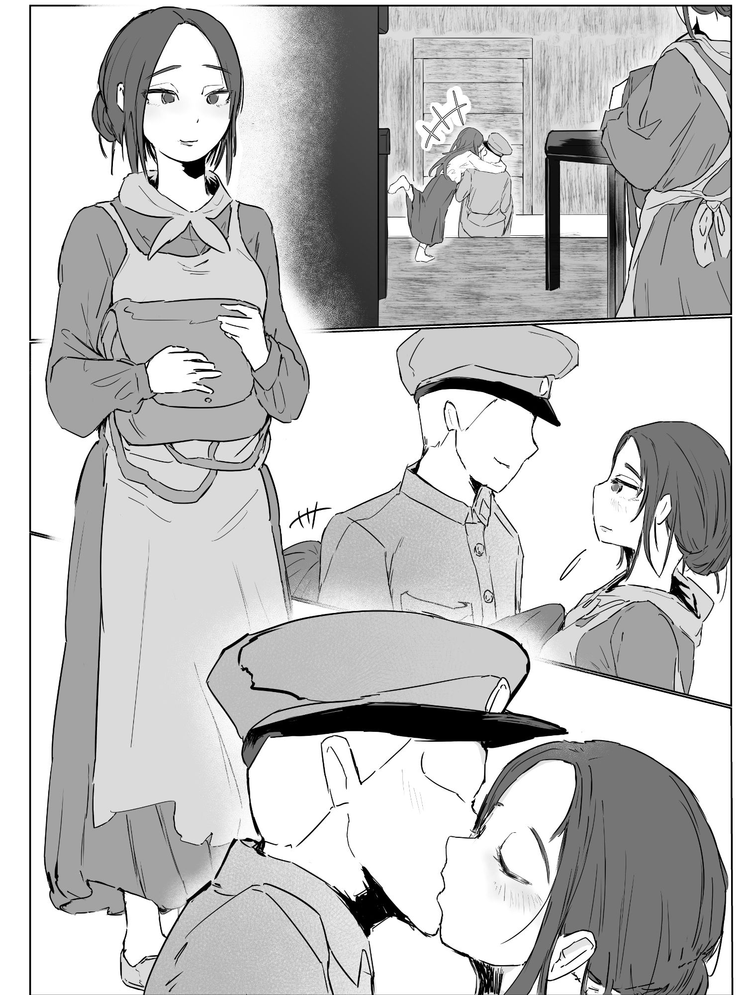 戦時下で妻と娘が略奪凌●レ●プされる話