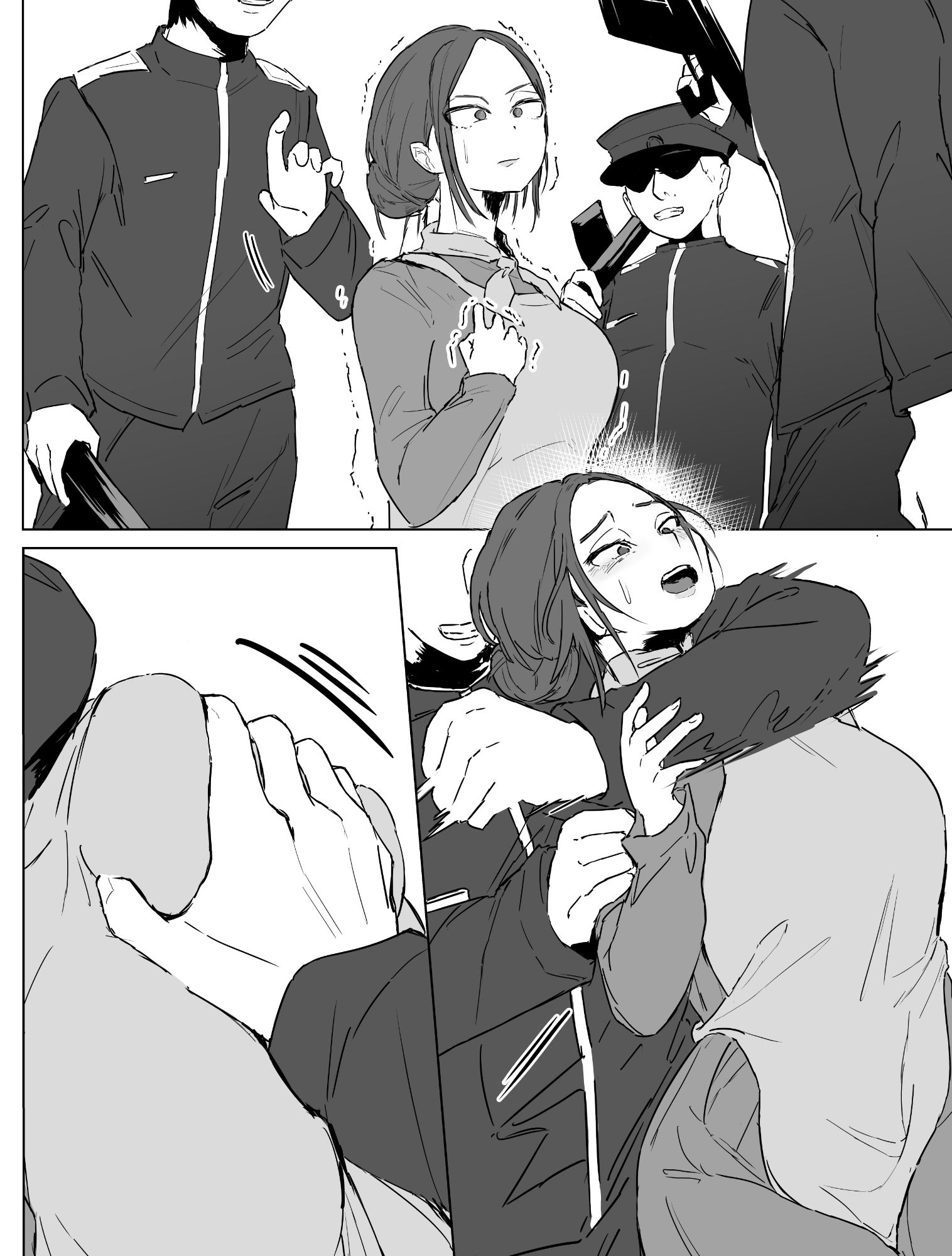 戦時下で妻と娘が略奪凌●レ●プされる話