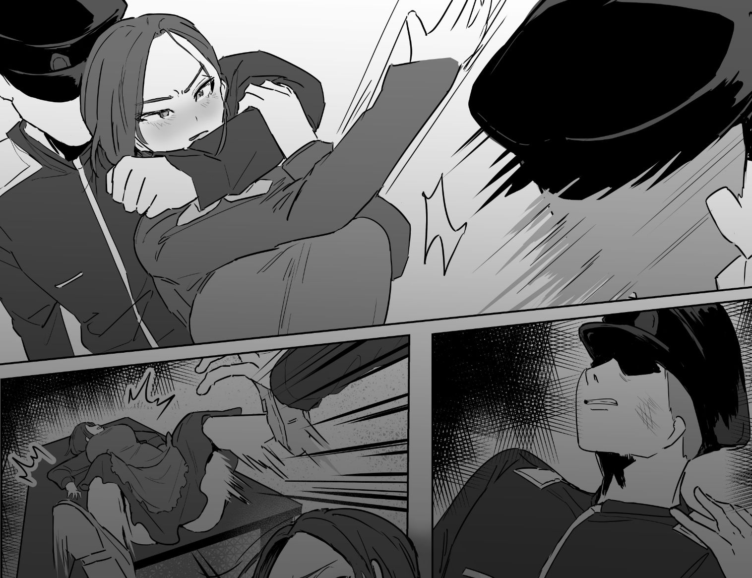 戦時下で妻と娘が略奪凌●レ●プされる話