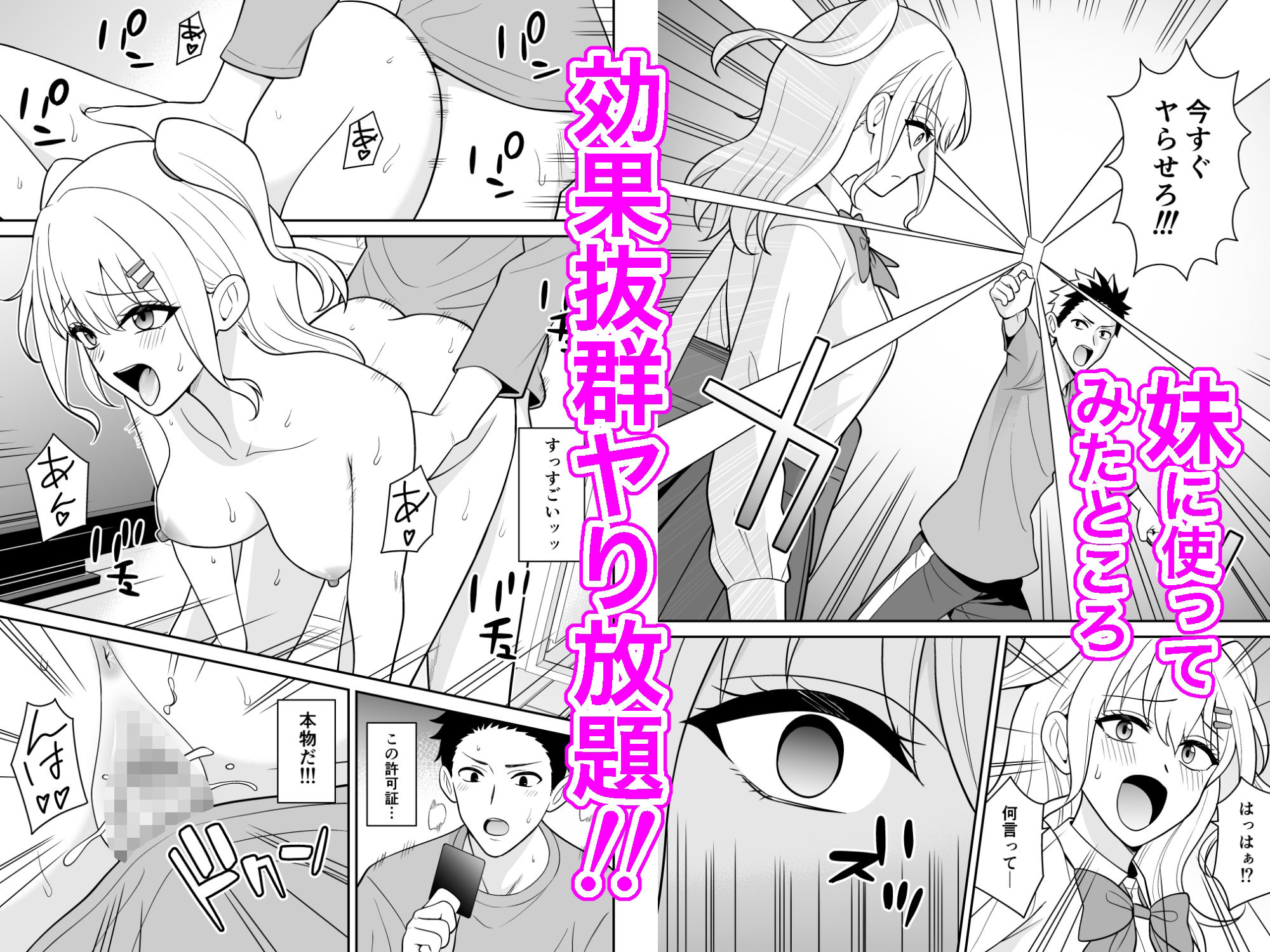 セックス許可証 かざしただけでヤり放題 催●服従