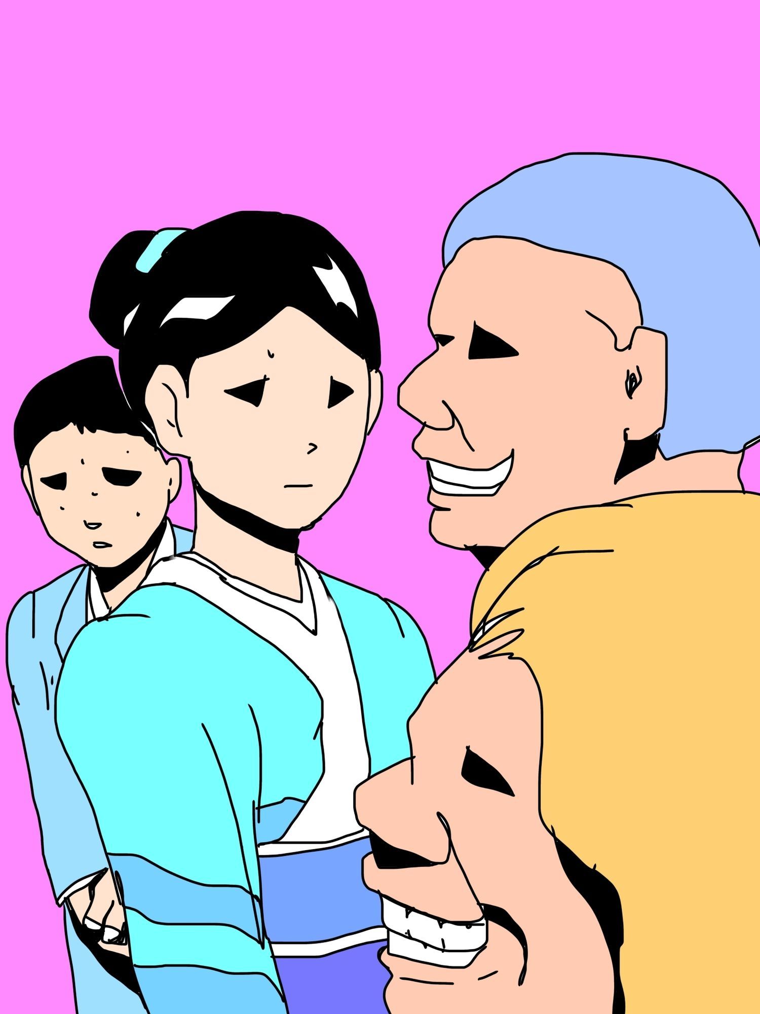 夫婦でケジメを取らされて