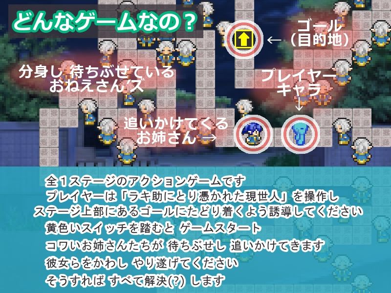 精霊ラキ助のイタズラ冒険記 第一話 天使追走