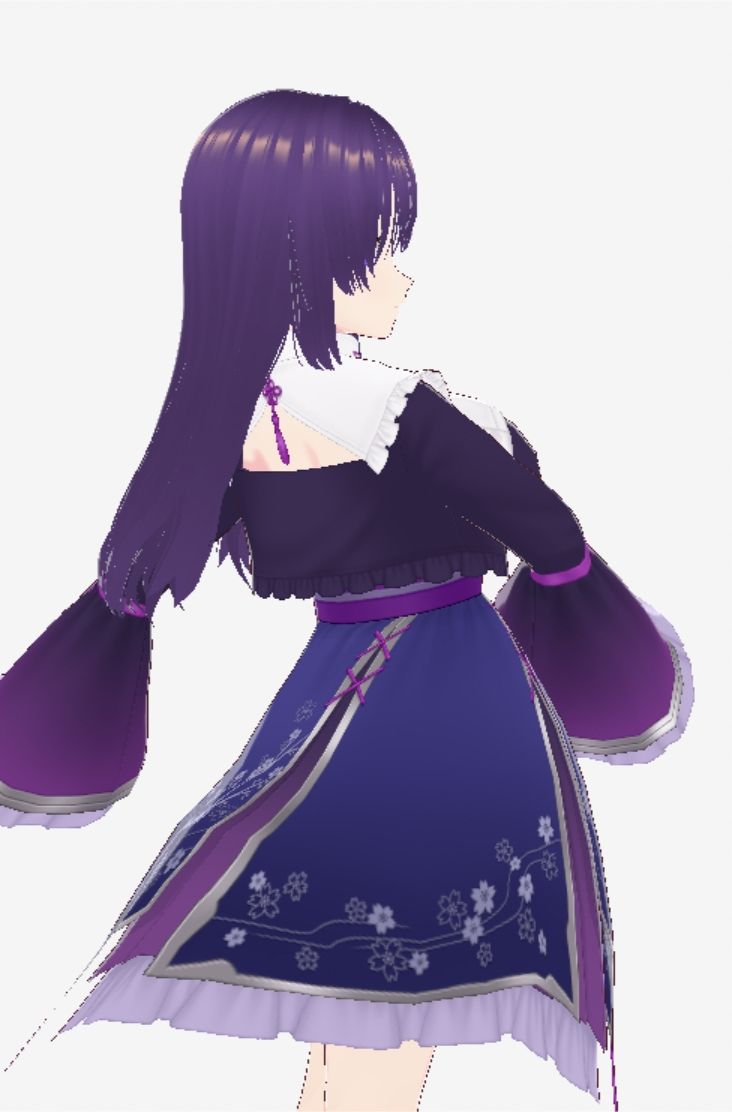 和柄の洋風ドレスの巨乳美女（セリフなし 3DCGモデル イラスト集）