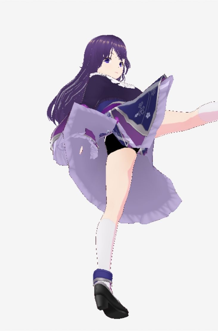 和柄の洋風ドレスの巨乳美女（セリフなし 3DCGモデル イラスト集）