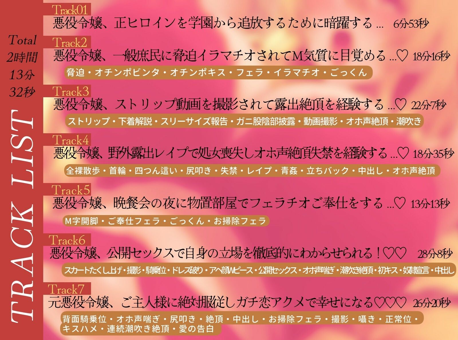 乙女ゲームのモブに転生したので美人でめちゃシコボディの悪役令嬢をオホ声雌奴○に調教して性的に破滅させてみた！