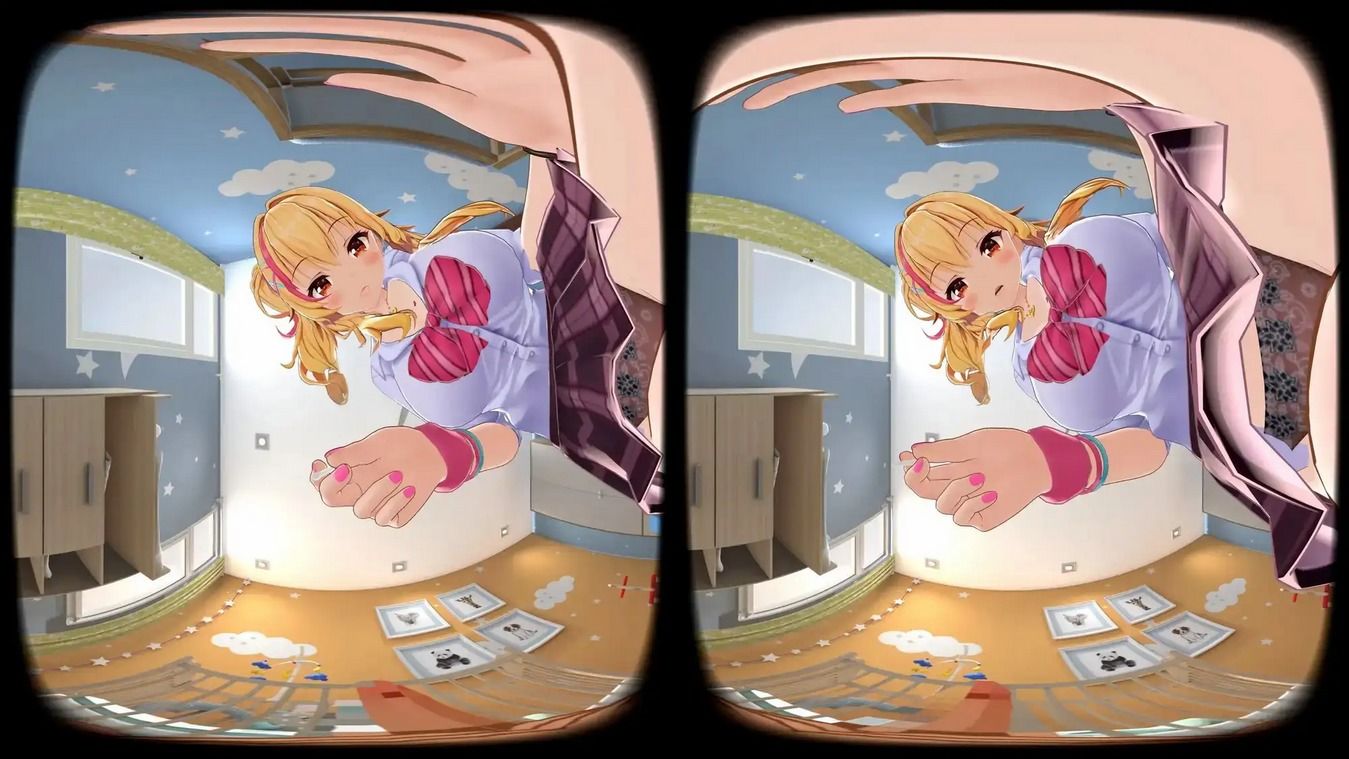 【4KVR 3Dエロアニメ】バブみ巨乳ギャルといちゃアマしまちょうね〜（はーと）【園原あいり】【VRデバイス用】
