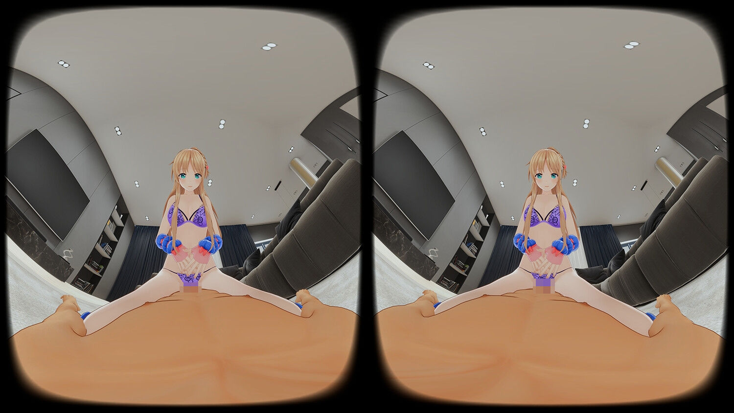 【4KVR 完全主観3Dエロアニメ】しこさぽ！〜清楚系アイドルVtuberの’本気’えっちで抜き放題〜【天翔院ひいな】【VRデバイス用】