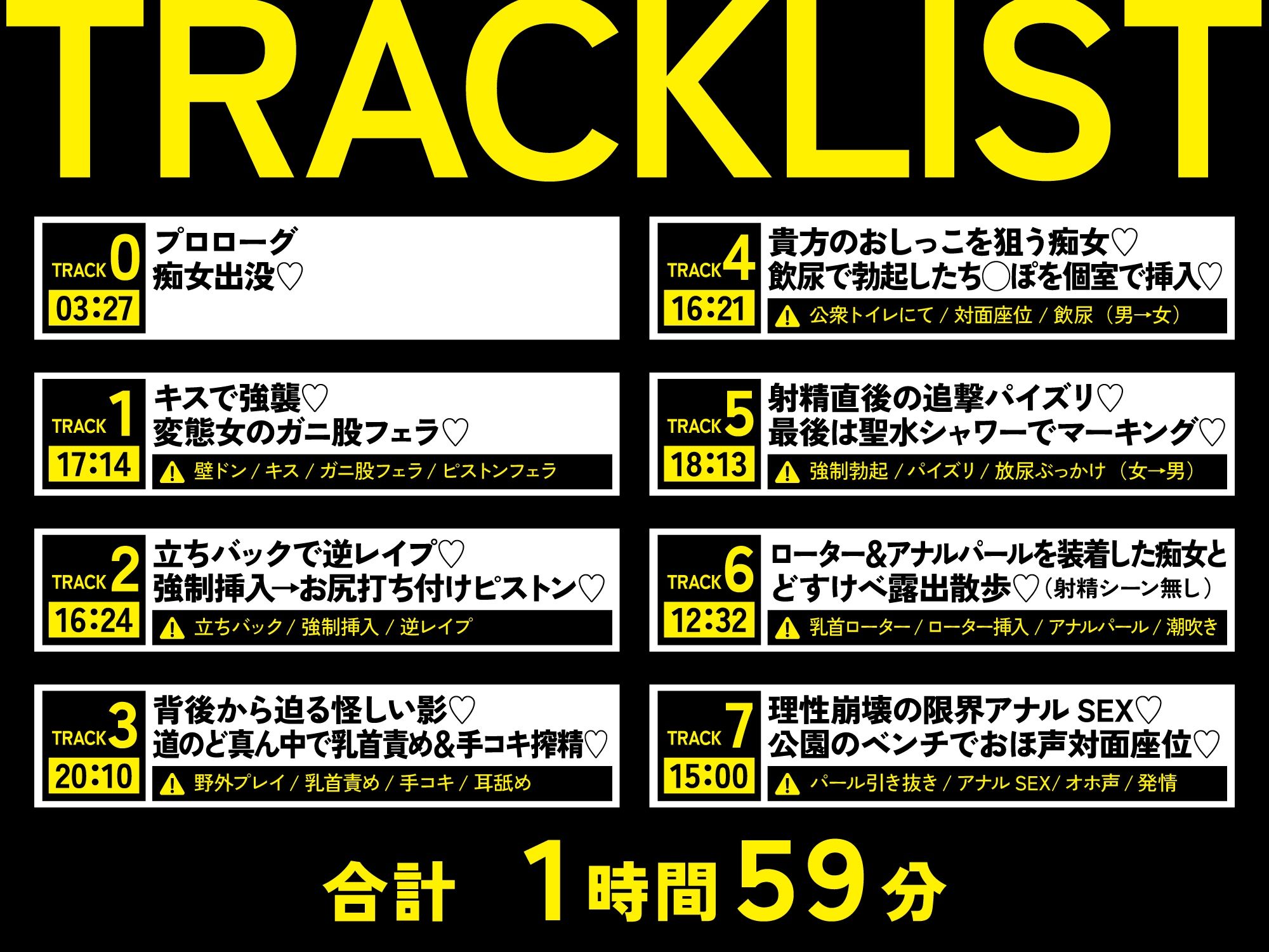 【貞操観念逆転】【逆レ】痴女出没注意〜仕事帰りの貴方の前にメス〇キ痴女が現れた（はーと）〜
