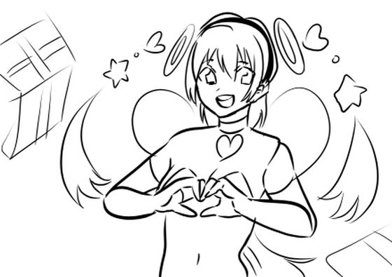 様々な女の子のラフ集