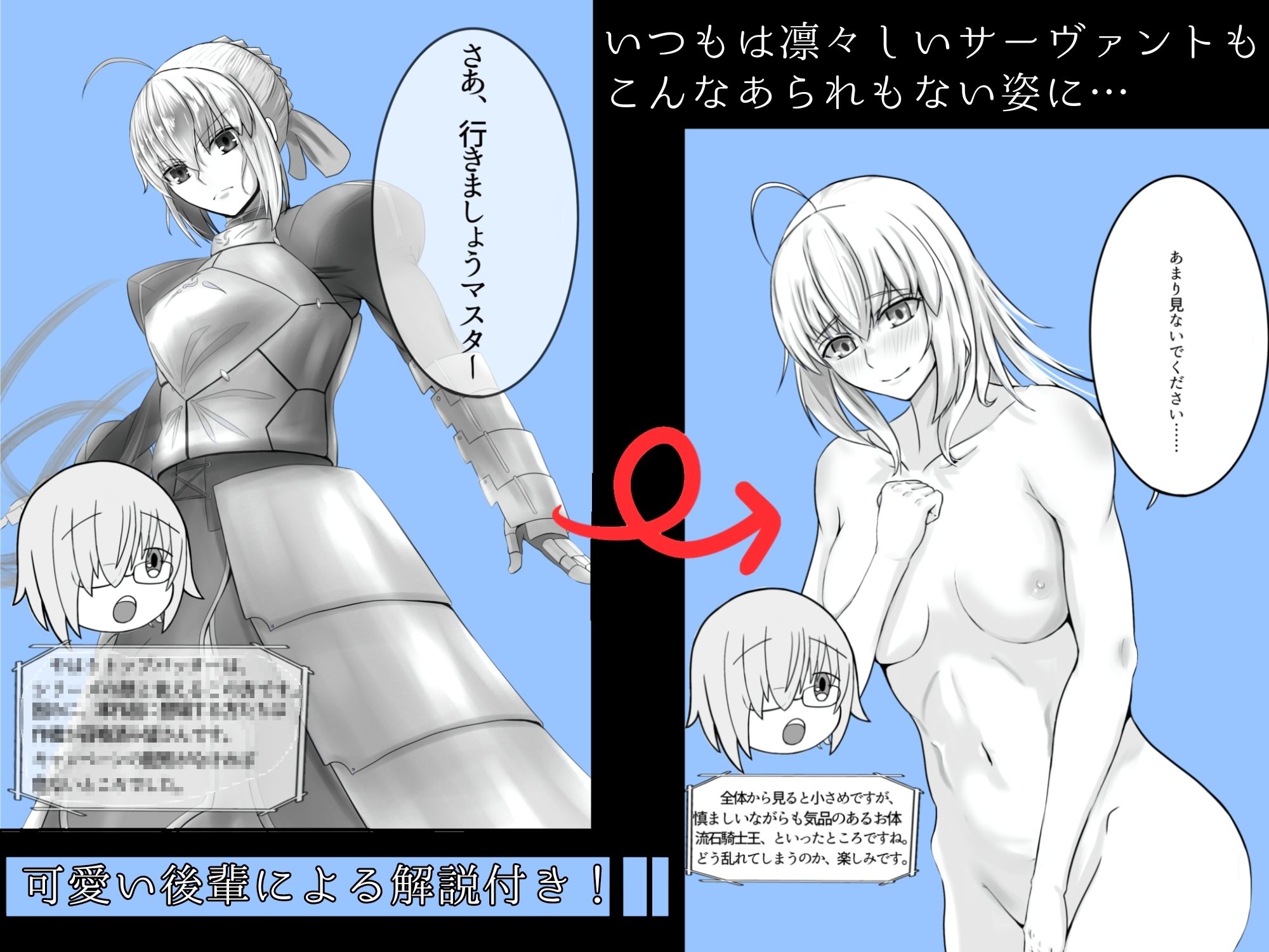 扇情的なコマンド快楽バトル〜クラス:セイバー〜