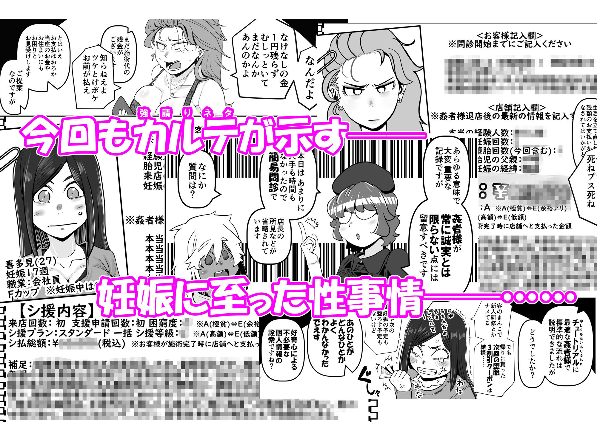 行列のデキる激安堕胎専門店 KARTE 02 驚きの低価格?これはご自身がつけた命のお値段ですが