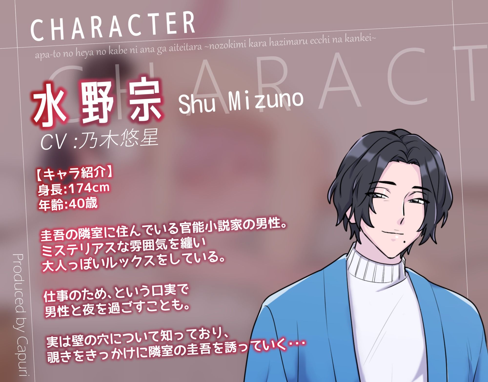 アパートの部屋の壁に穴が空いていたら 〜覗き見から始まるエッチな関係〜