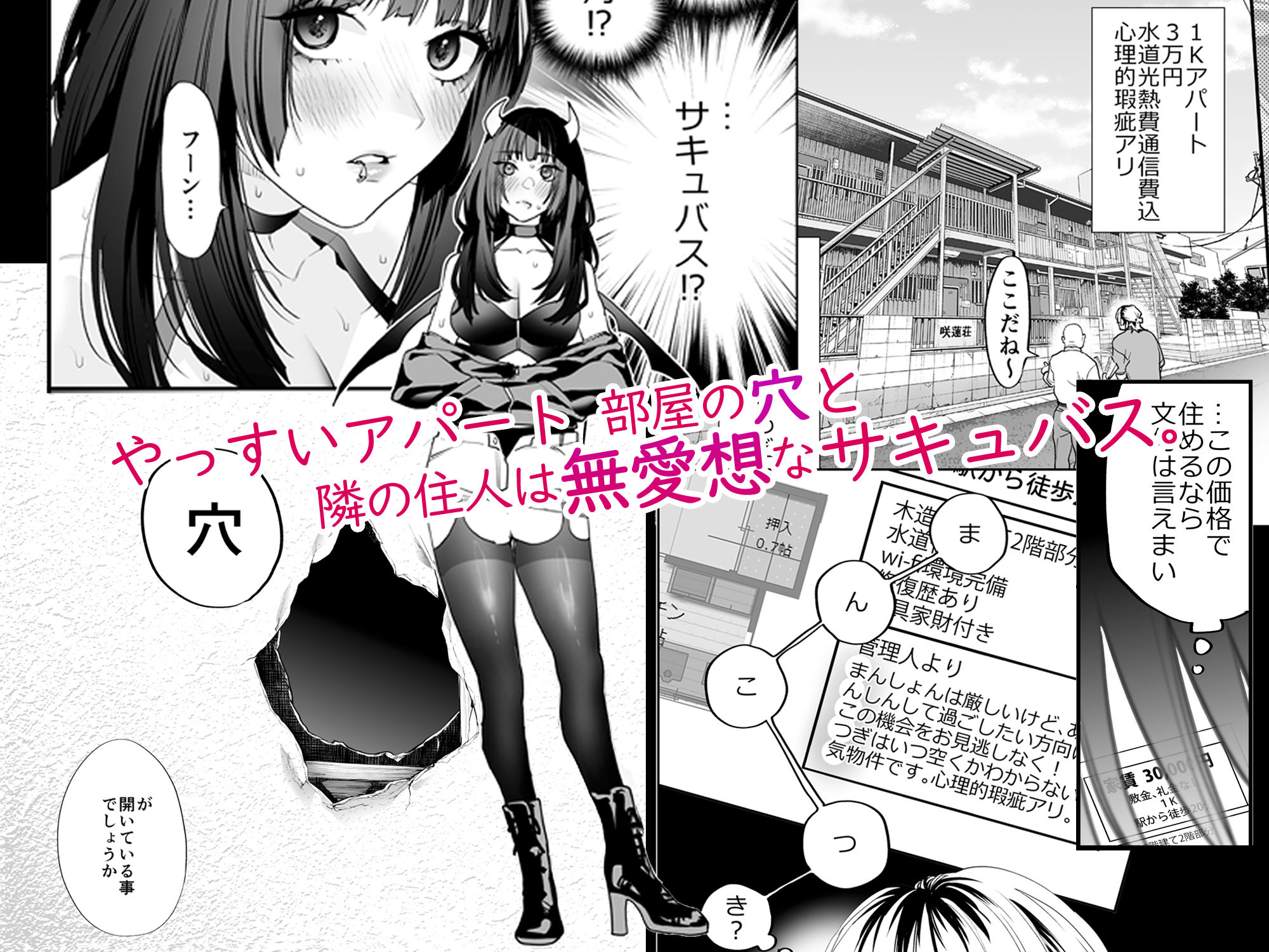 1K3万まんこ付き物件─203号室