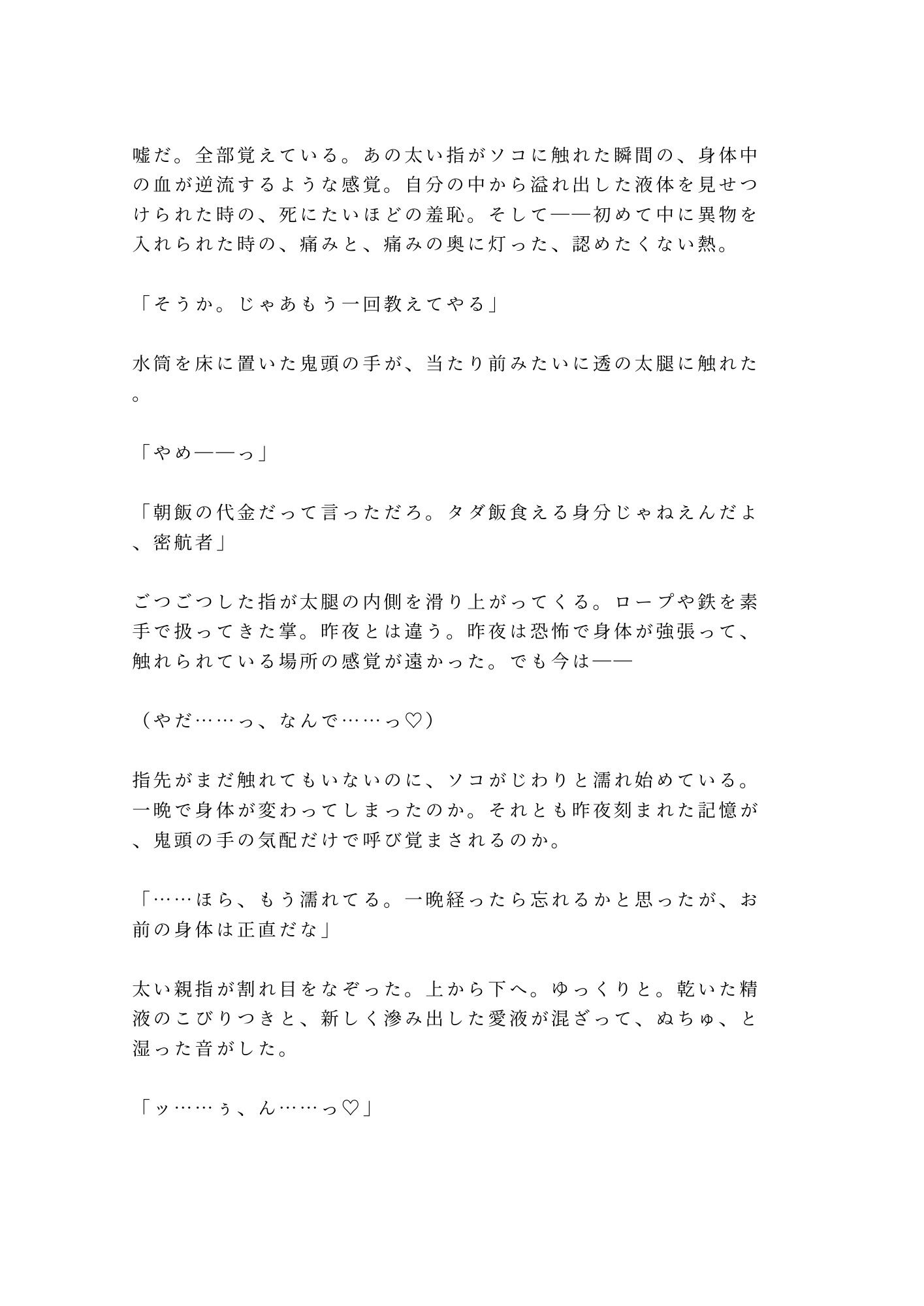 【監禁×拘束×中出し】貨物船の船底で密輸ブローカーに見つかった密航者が「お前は俺の積荷だ」と3日間ロープで繋がれカントを犯●れ尽くす話