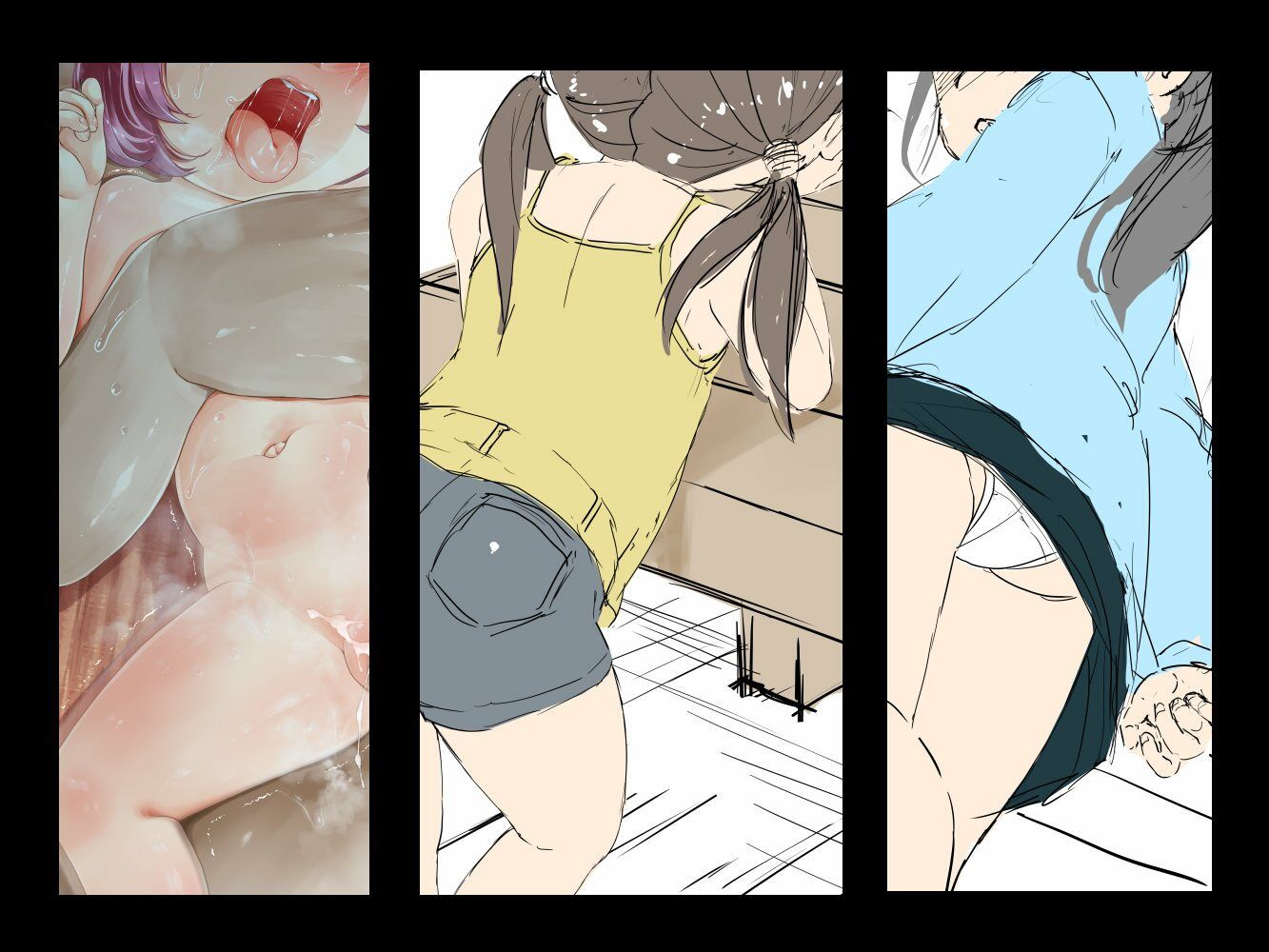 【ご注意※顔の全体描写はありません】この世代のエロ穴はオナホのために開いている「施設たらい回し」他