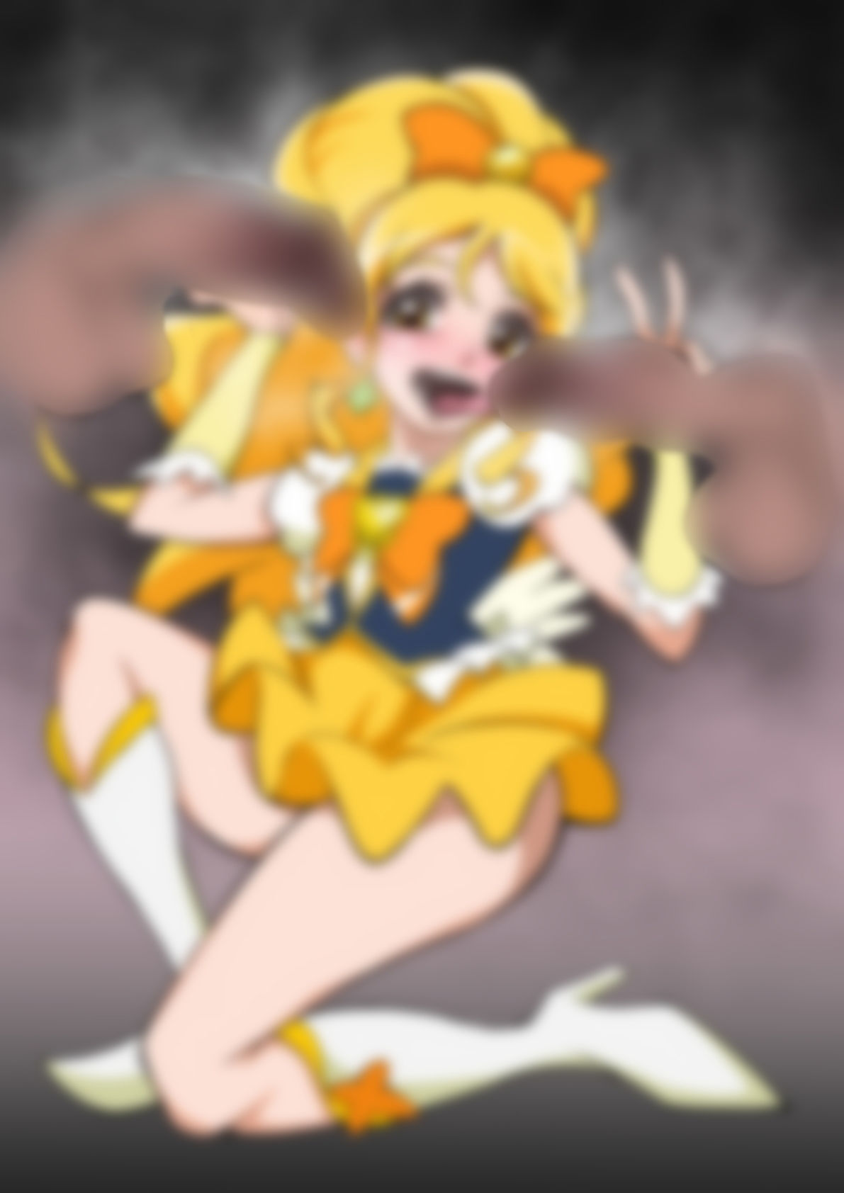 「ハピネスチャージプリ〇ュア！」〇ュアハニー