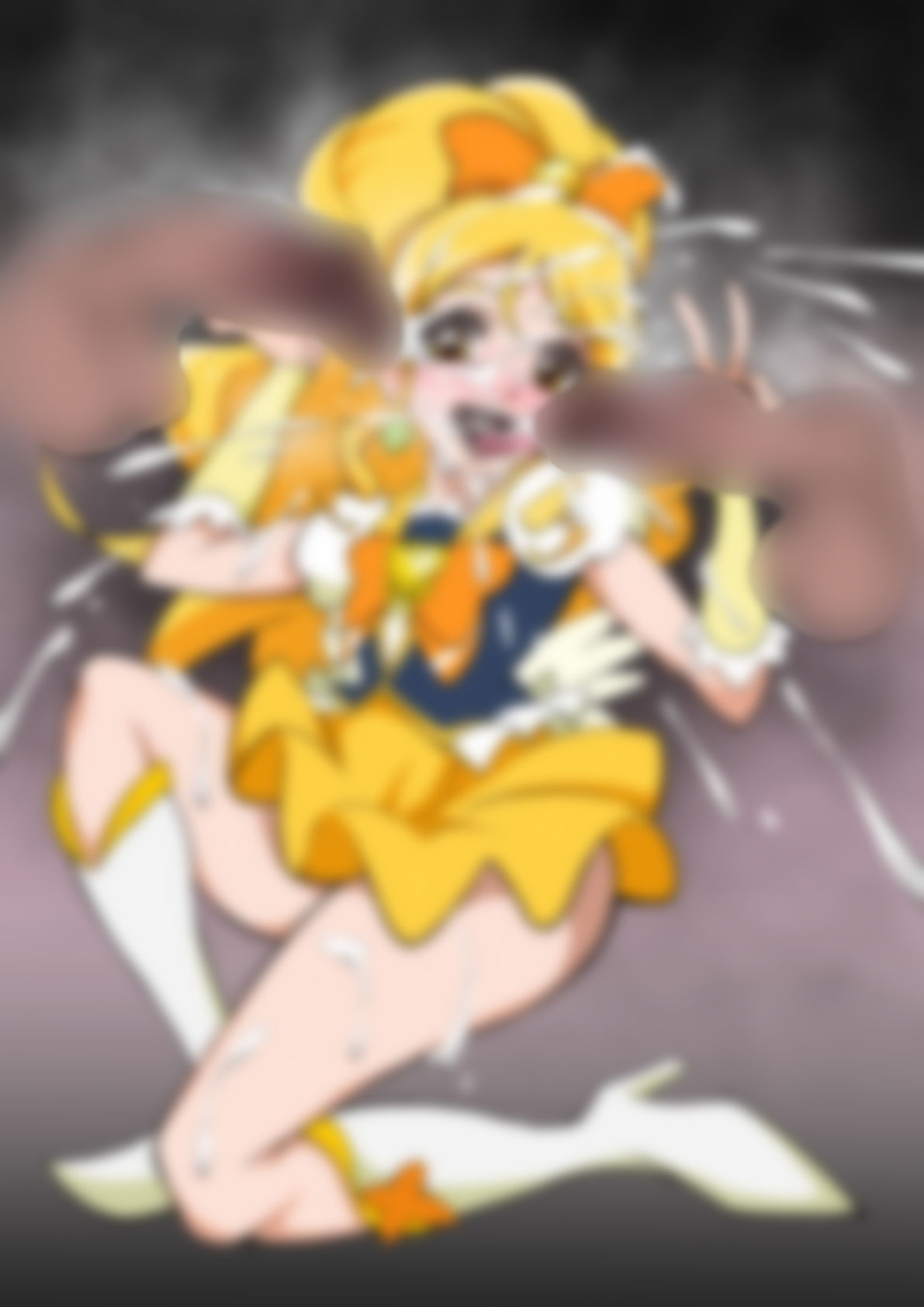 「ハピネスチャージプリ〇ュア！」〇ュアハニー