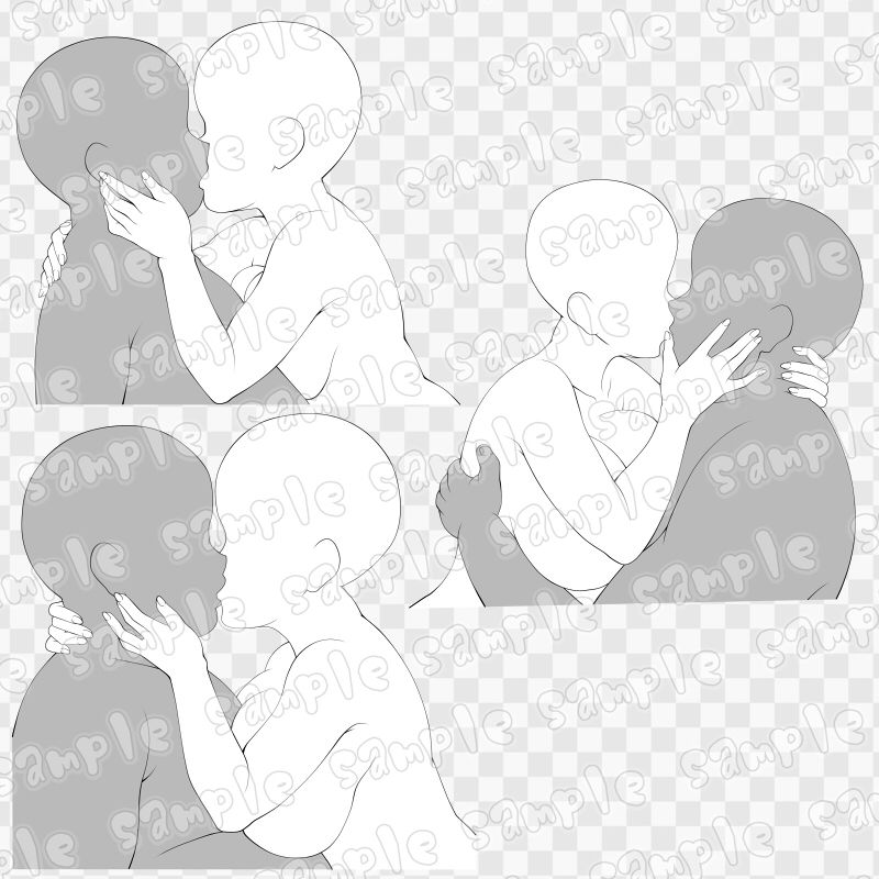 線画素材集［手］94