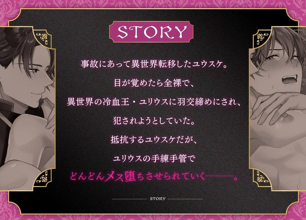 異世界転移したら冷血王にメス堕ちさせられた件について