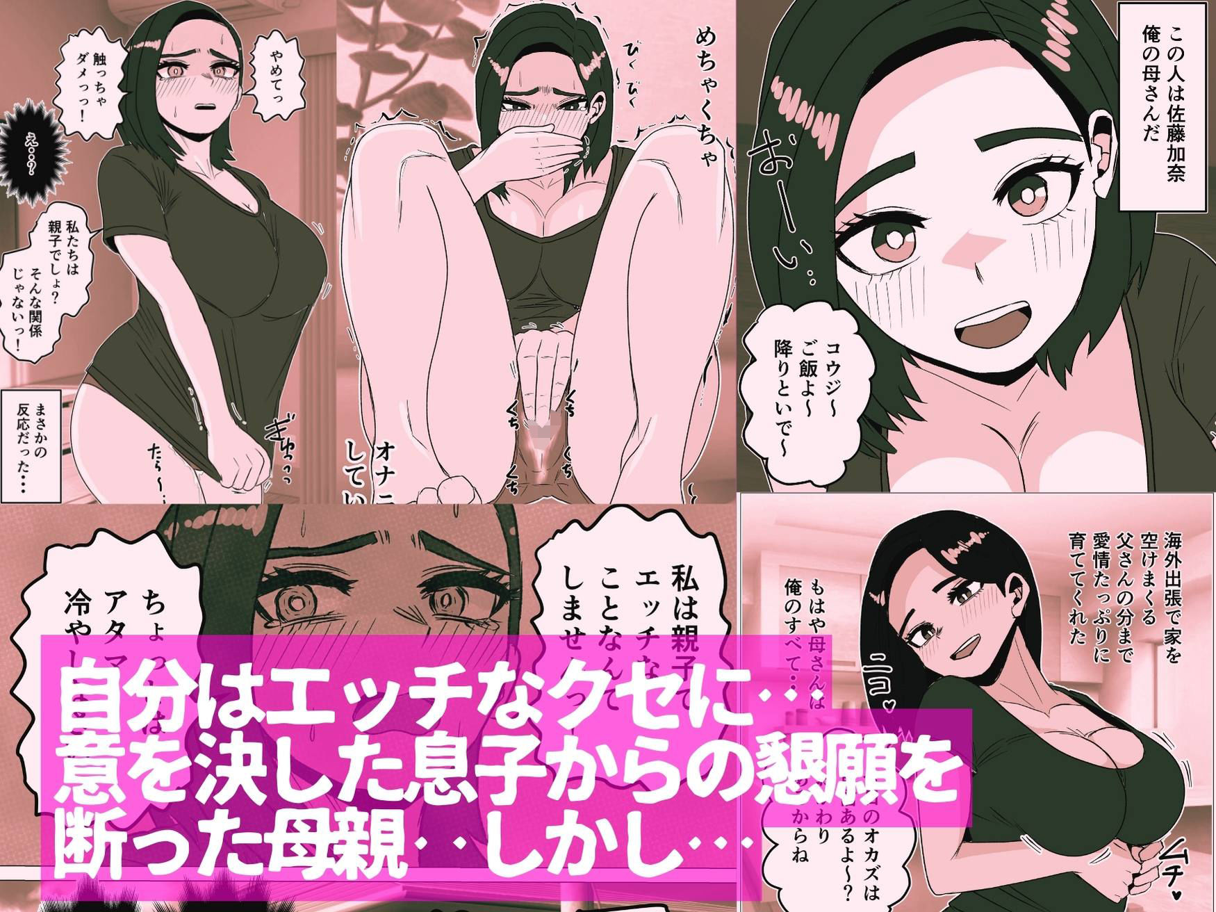 息子からのエッチの誘いを断って悩む母親の話