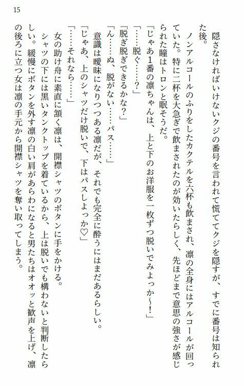 渋谷凛 騙され酔わされ輪●レ●プ