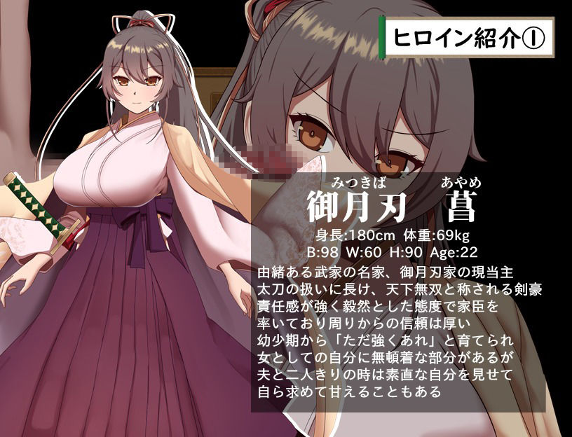 武家女当主アヤメの受難 〜刀と愛と助平〇僧から離れられない体〜