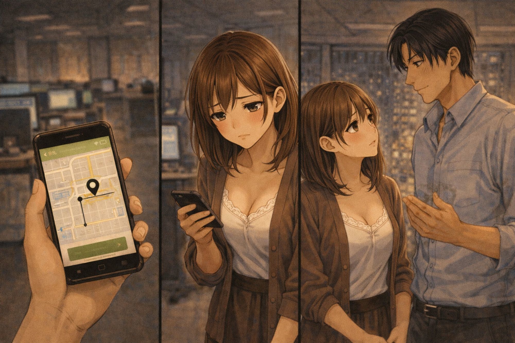 終電を逃した夜、彼女は上司の家に泊まった ―帰れない理由―