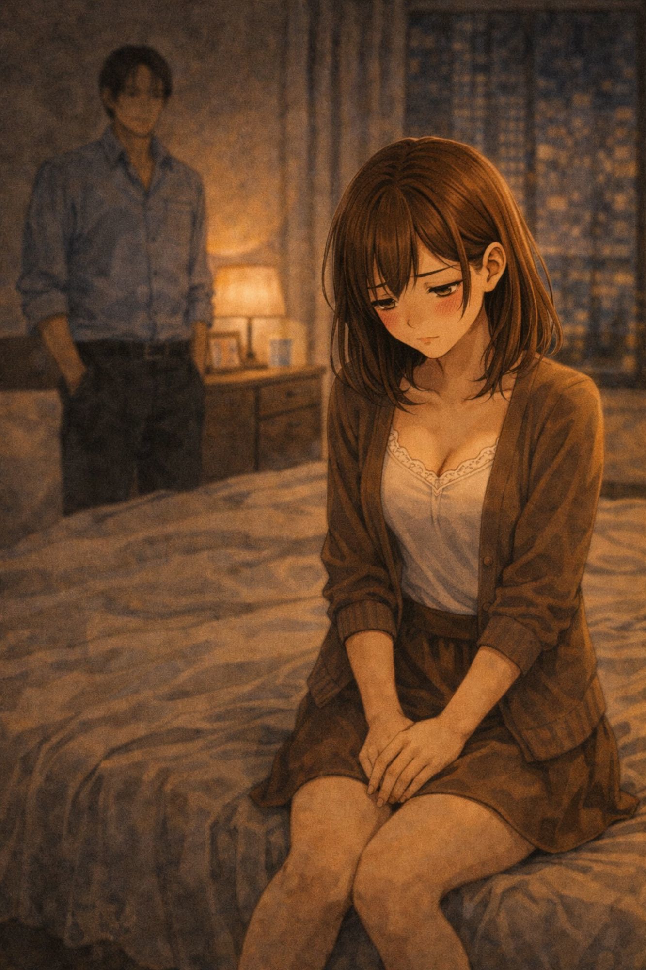 終電を逃した夜、彼女は上司の家に泊まった ―帰れない理由―