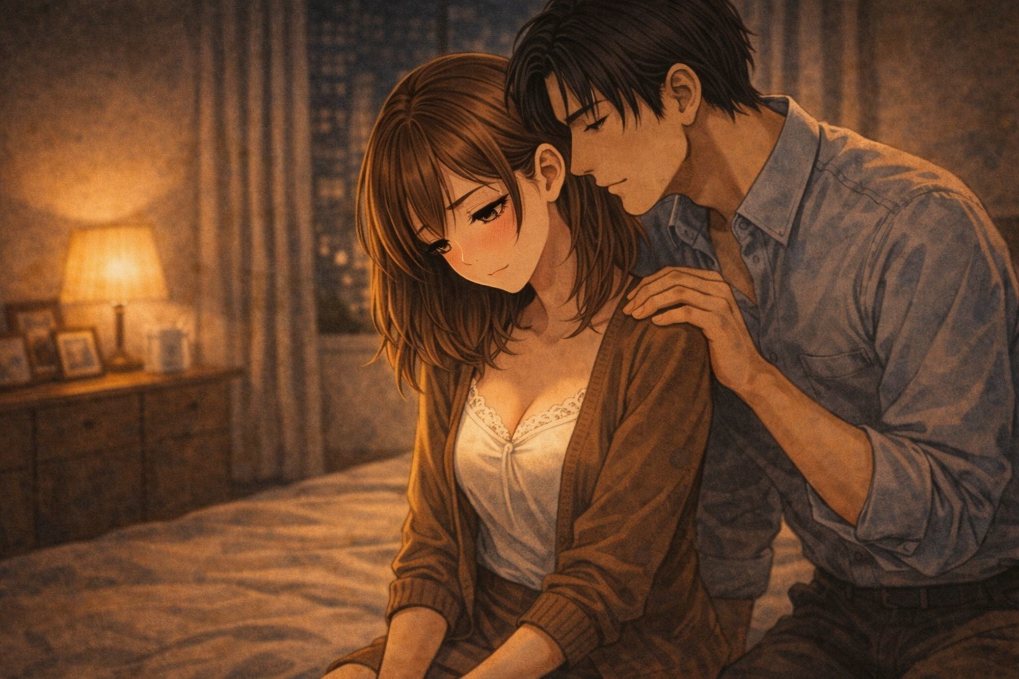 終電を逃した夜、彼女は上司の家に泊まった ―帰れない理由―