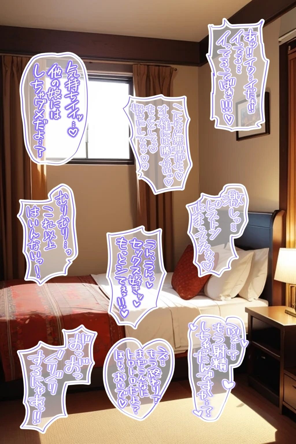 18禁マンガ・同人イラスト集に使える『エッチなカキモジ風ふきだし』素材集4