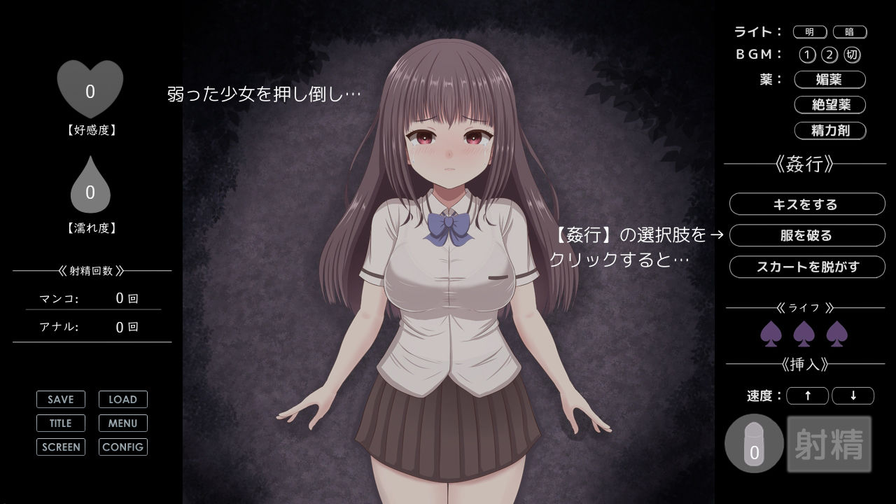 無理やりHシミュレーション〜家出少女を凌●〜