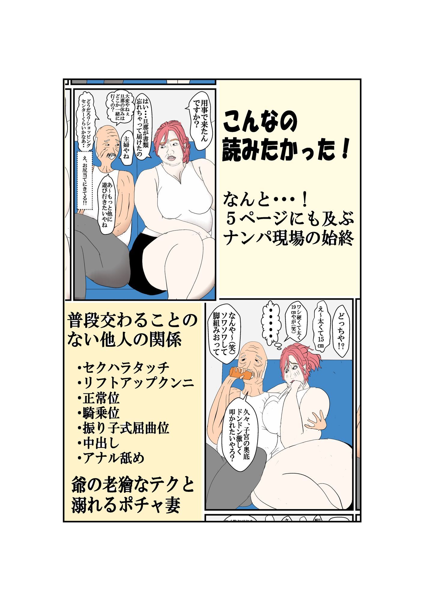 淋しさを突かれてエロ爺に堕とされたぽっちゃり人妻