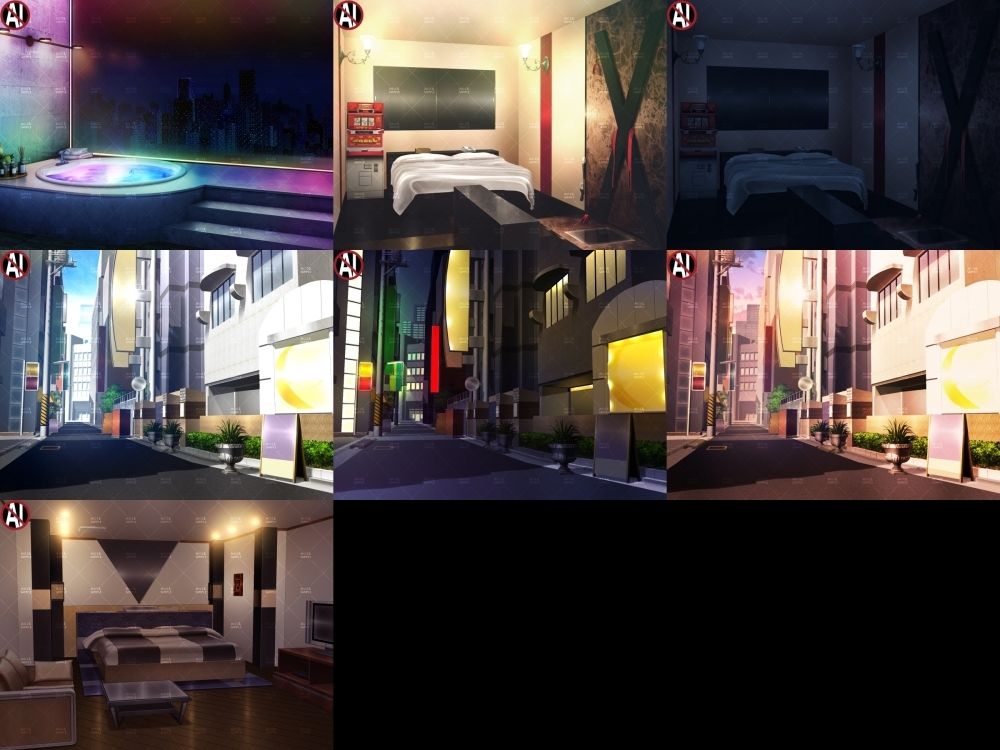 みにくる背景CG素材集『大人の背景』part01