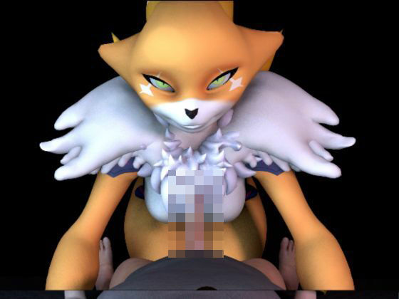 【100円】主観で見るデジモンのレナモンのフェラチオ宣伝用動画