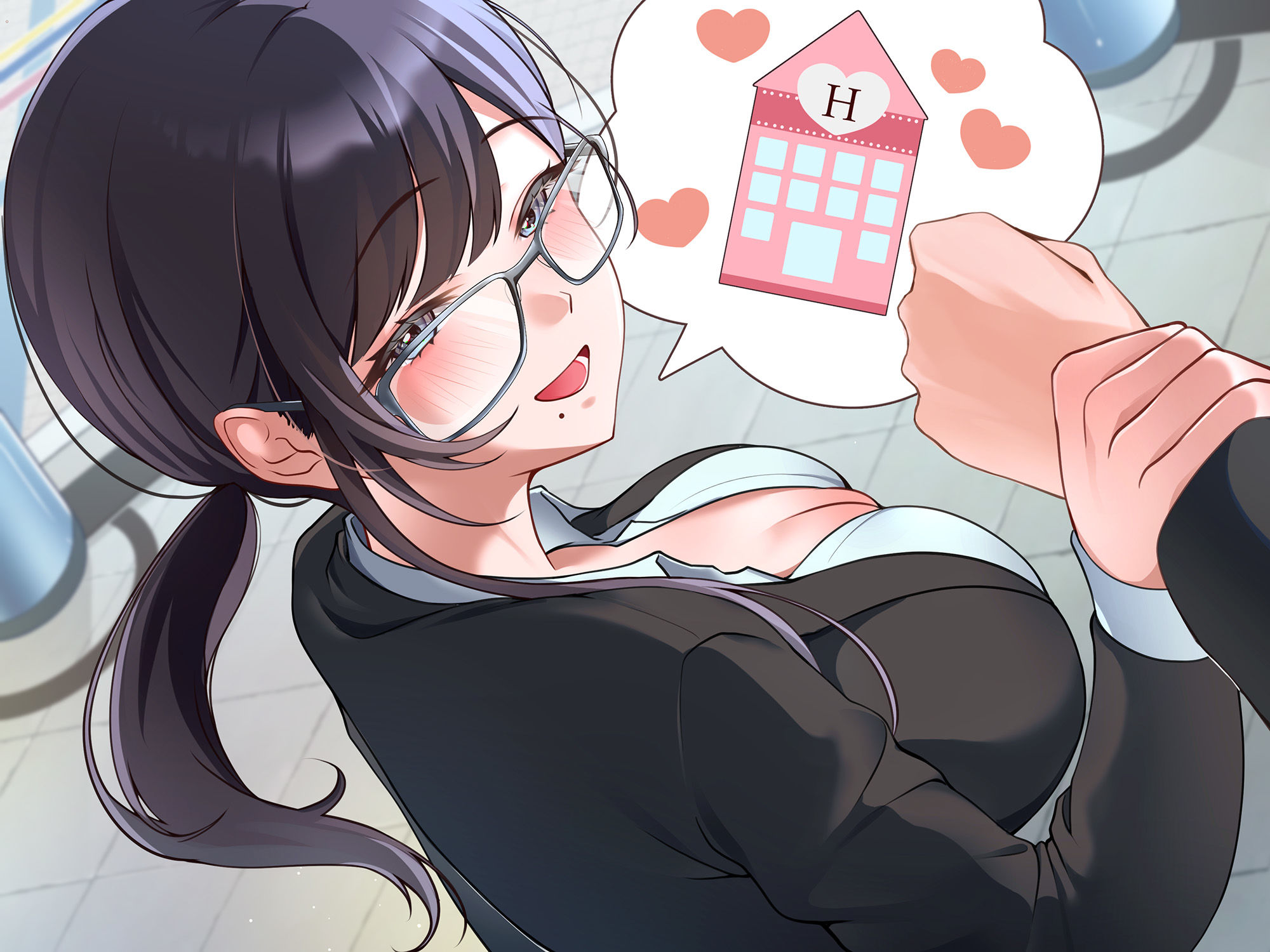 変態ＯＬが痴●のおっさんを連れ出しラブホセックス