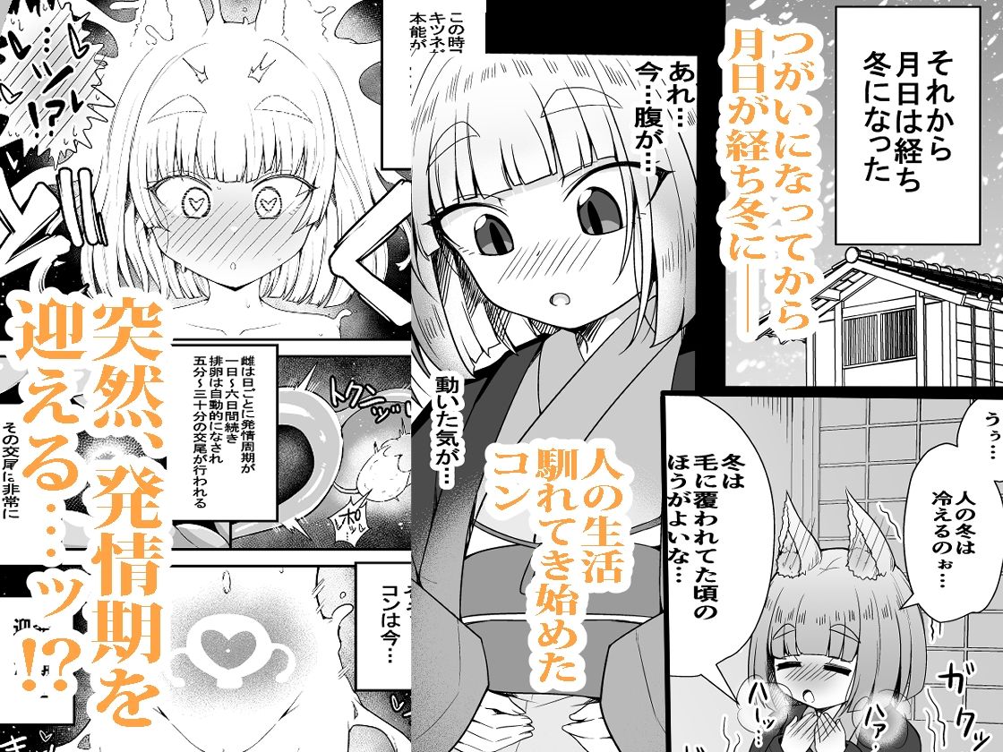 こんきつね〜転生した狐がのじゃロリ狐娘になり「つがい」になる話〜