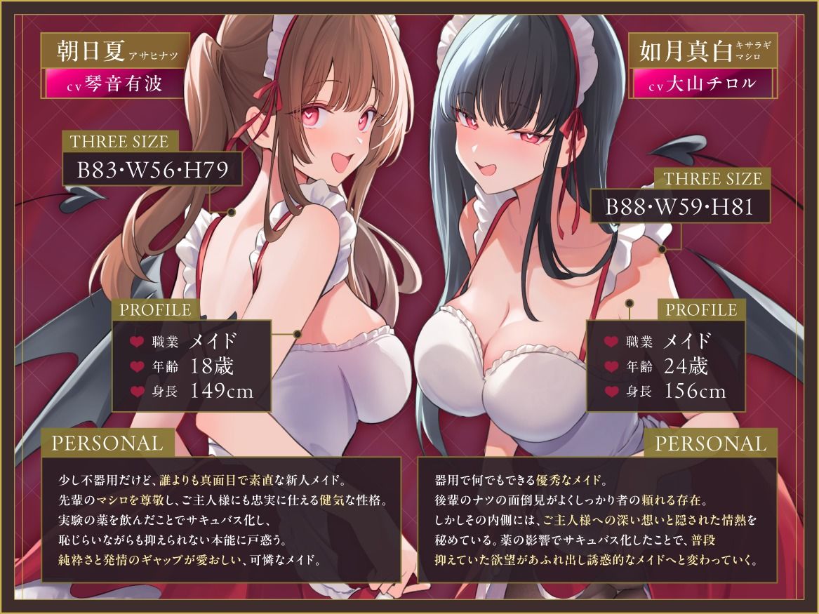 《早期限定価格》サキュバス化した発情メイド〜抑えられない性欲をご主人様で発散♪〜