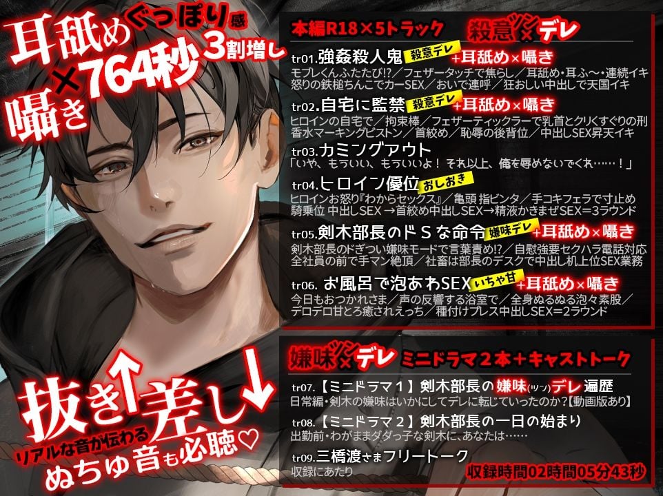 あほエロSEX劇■真面目系クズ★モブレくん〜良識あるクズ、ふたたび〜【殺意（ツン）デレ部長の偏愛】