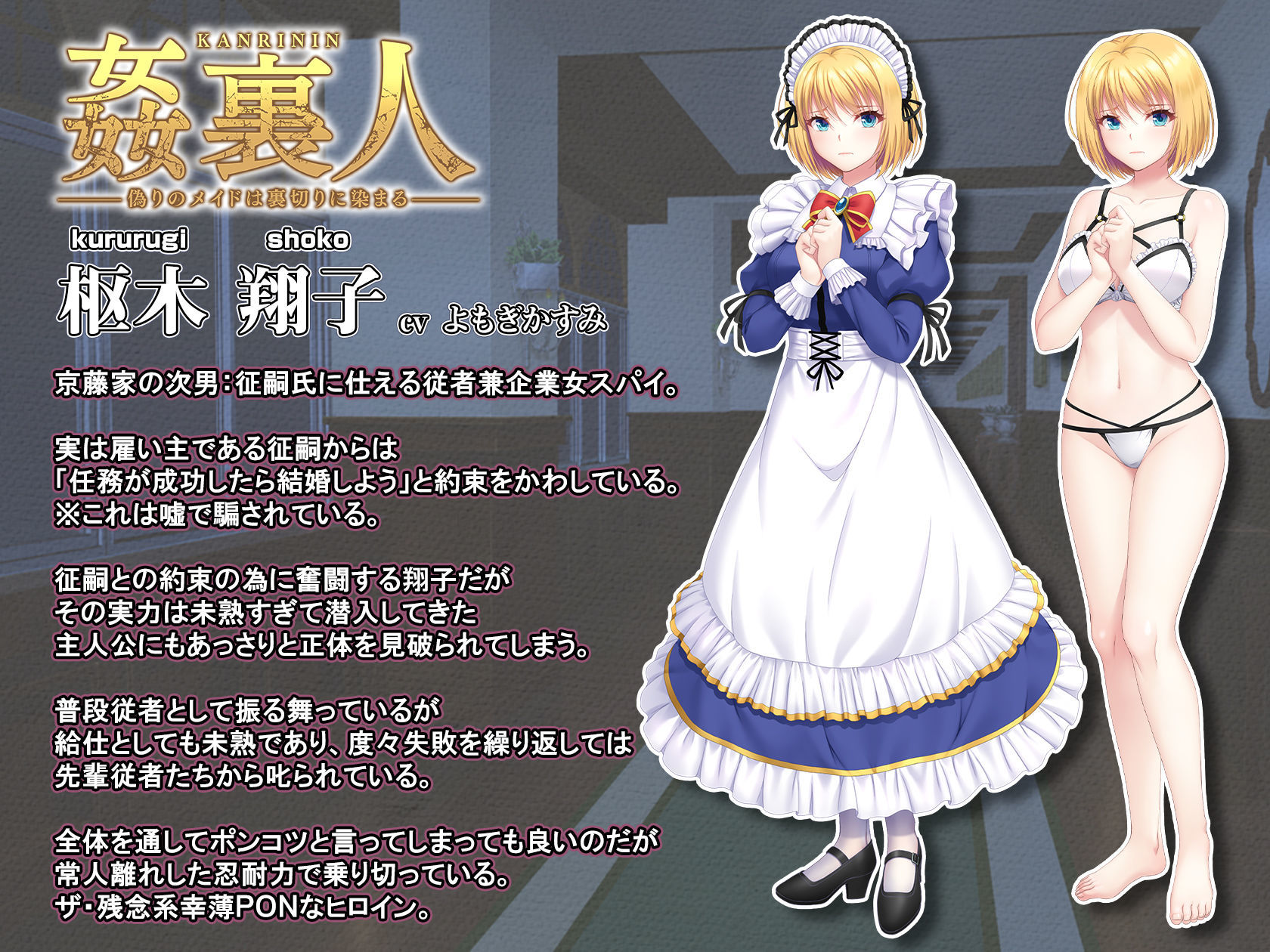 姦裏人 偽りのメイドは裏切りに染まる【壁紙おまけ付】